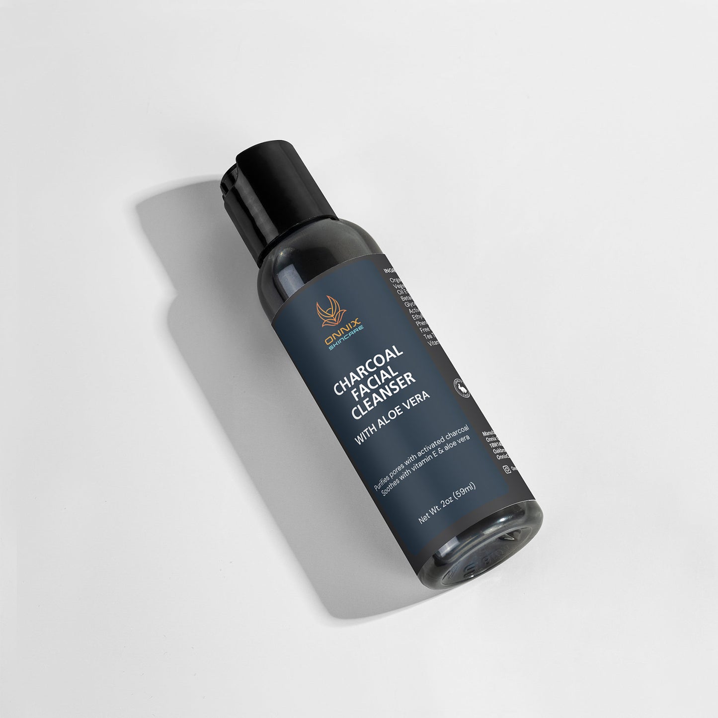 Charcoal Facial Cleanser with Aloe Vera