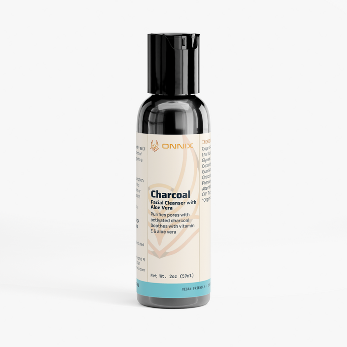 Charcoal Facial Cleanser with Aloe Vera