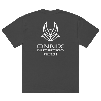 Onnix Nutrition Oversized Faded Tee - White Logo