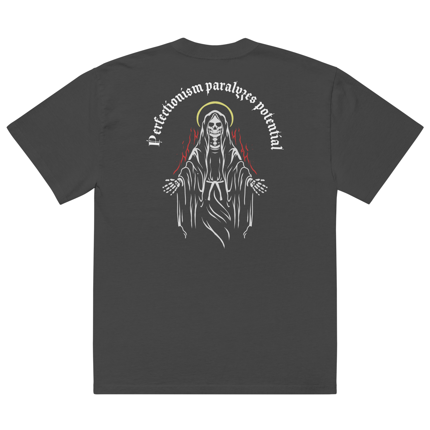 Perfectionism paralyzes potential - Oversized Faded Tee